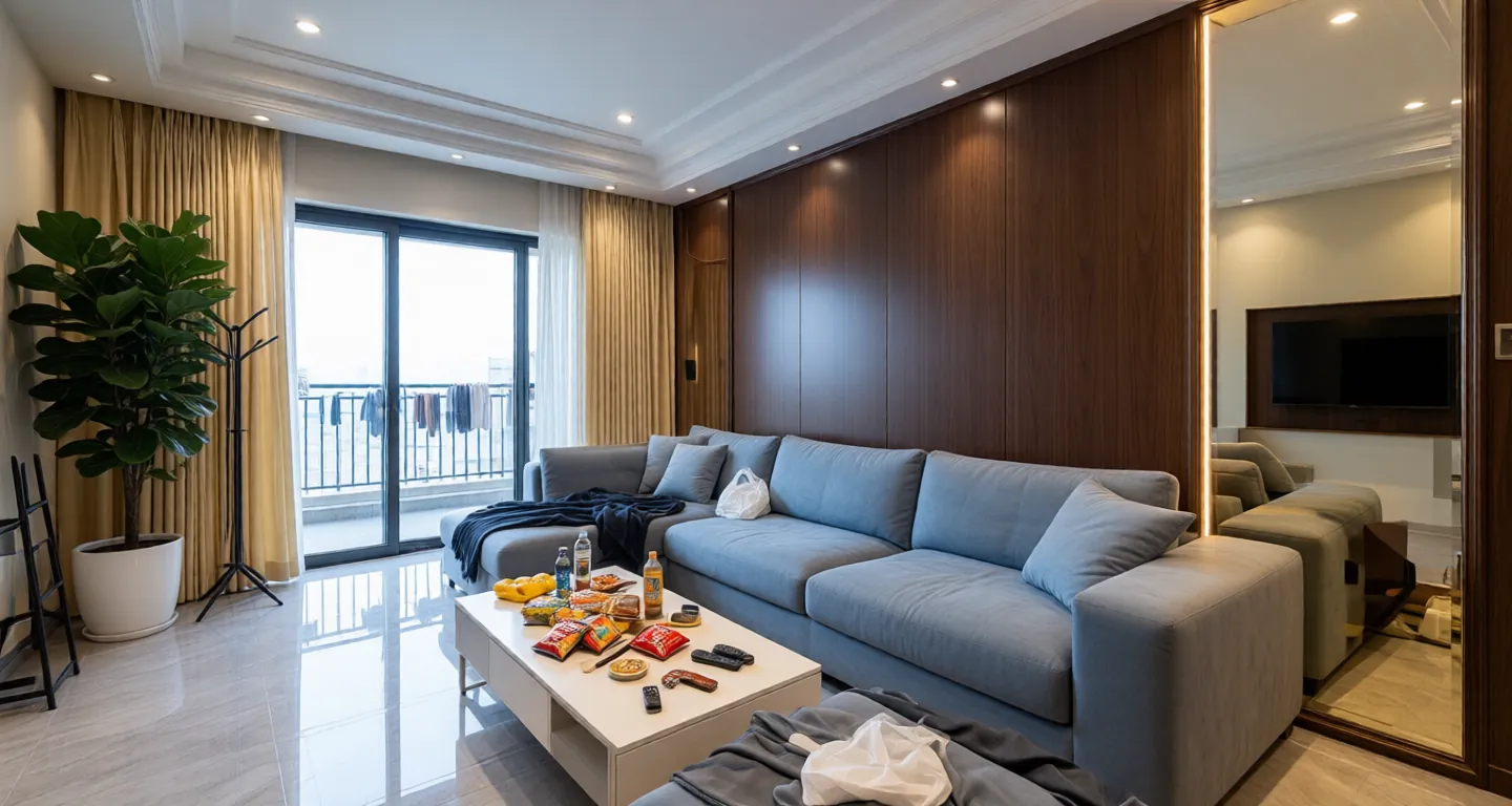 Room type: livingroom Apartment for rent in Nantong - Zhongnan Century Flower City Phase III - Photo 1