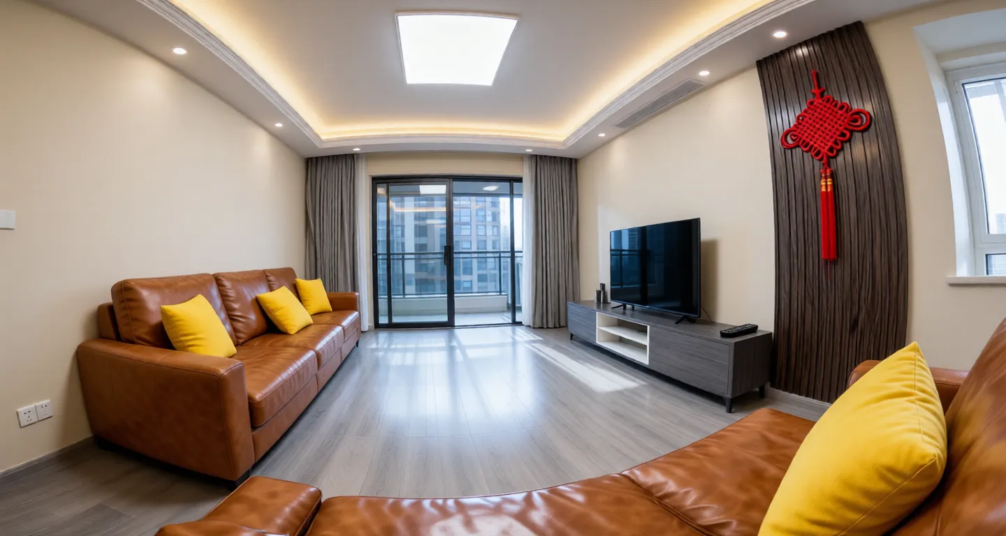 Room type: livingroom Apartment for rent in Nantong - Green Town · Morning Breeze and Moonlight - Photo 1