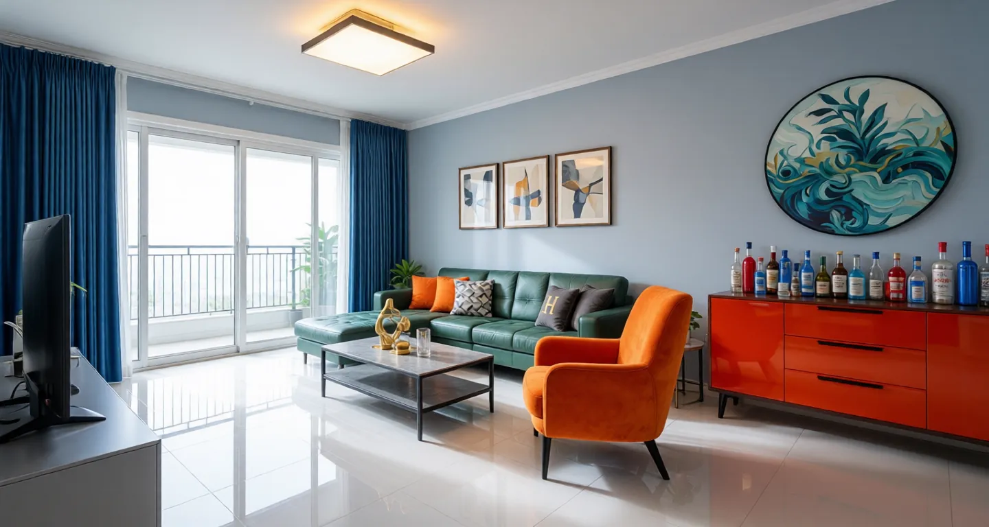Room type: livingroom Apartment for rent in Nantong - Shimao Kowloon Court - Photo 1