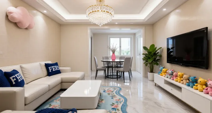 Room type: livingroom Apartment for rent in Nantong - Star Source Garden - Photo 1