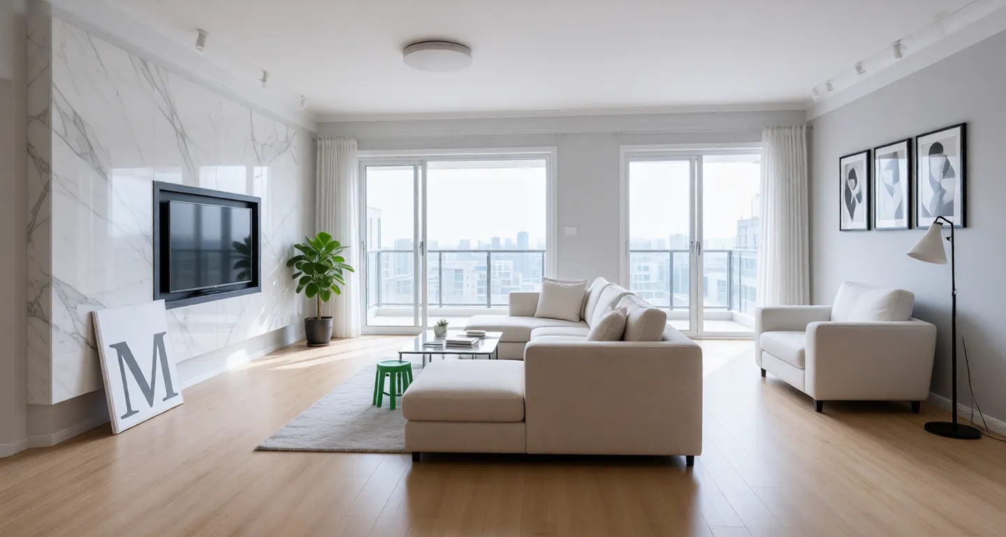 Room type: livingroom Apartment for rent in Nantong - Cui Lake Riverside - Photo 1