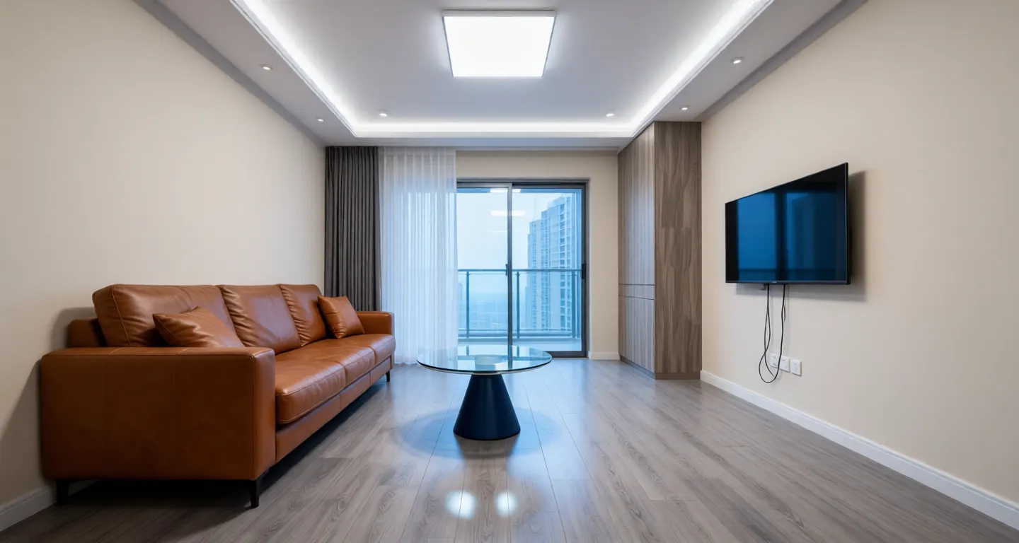 Room type: livingroom Apartment for rent in Nantong - Green Town · Morning Breeze and Moonlight - Photo 1