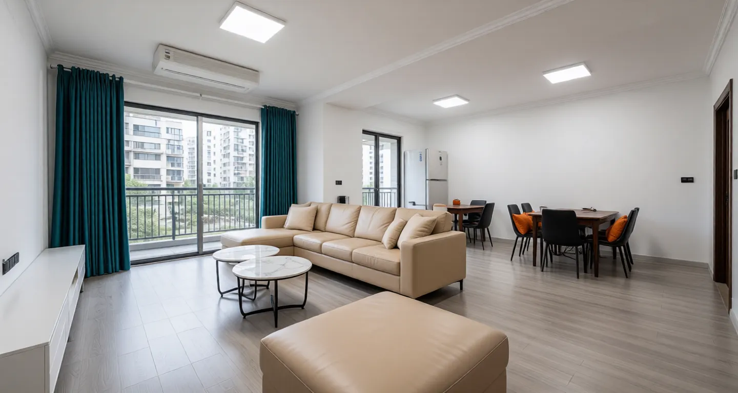 Nantong expat housing - Furnished apartment: China Railway Yidu