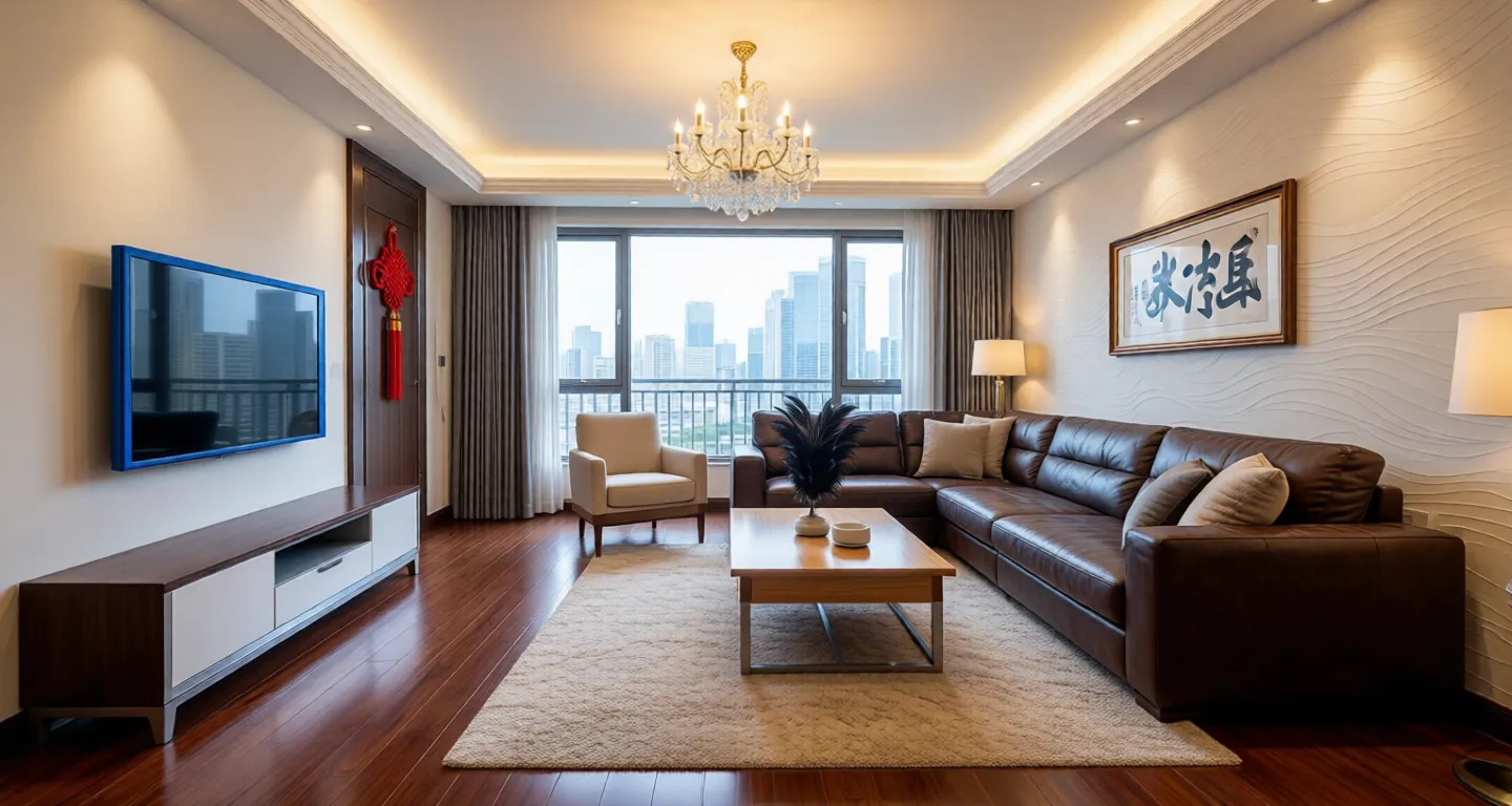 Room type: livingroom Apartment for rent in Nantong - Huafu Yuting - Photo 1