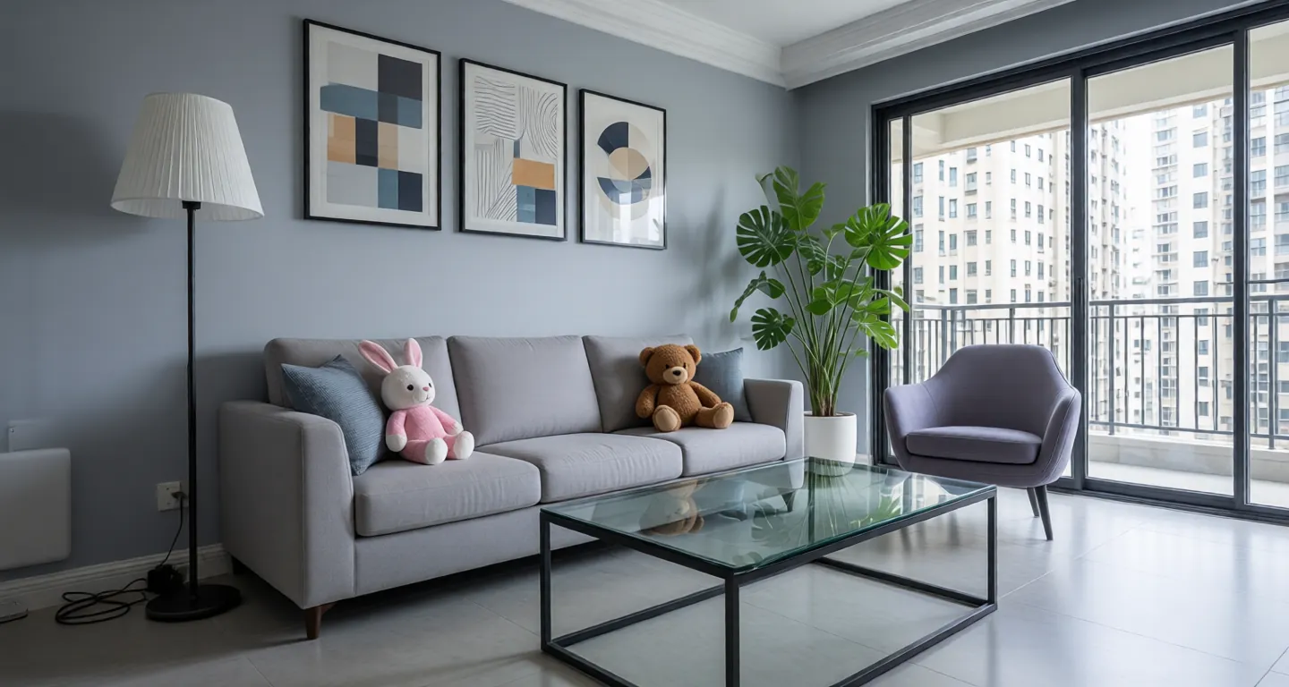 Room type: livingroom Apartment for rent in Nantong - Country Garden Times Joy City - Photo 1