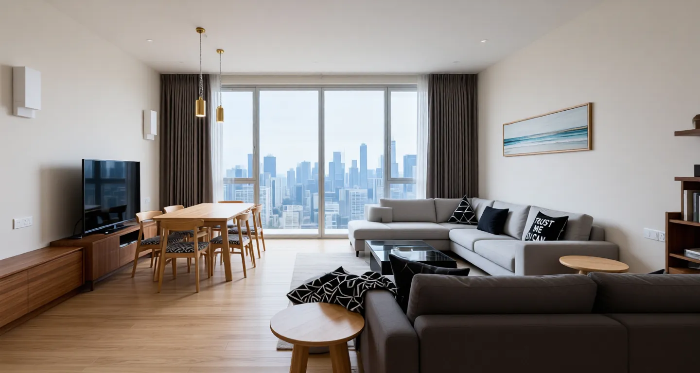 Room type: livingroom Apartment for rent in Nantong - Harmony Joy Pavilion - Photo 1