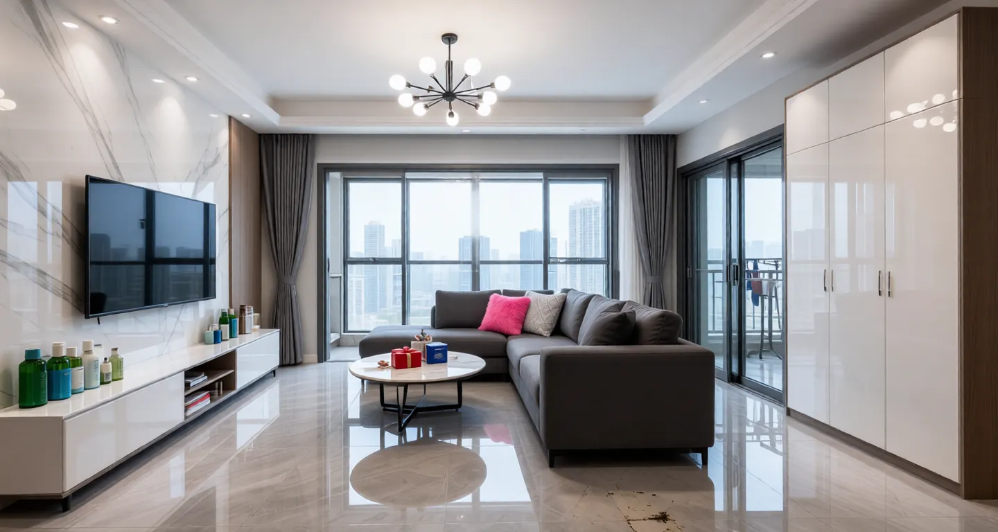 Room type: livingroom Apartment for rent in Nantong - Vanke Jade East Mansion - Photo 1