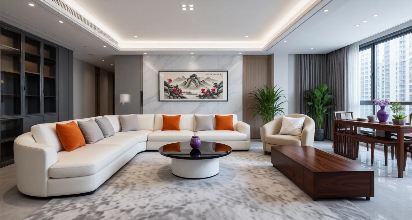 Room type: livingroom Apartment for rent in Nantong - Vanke Square - Photo 1