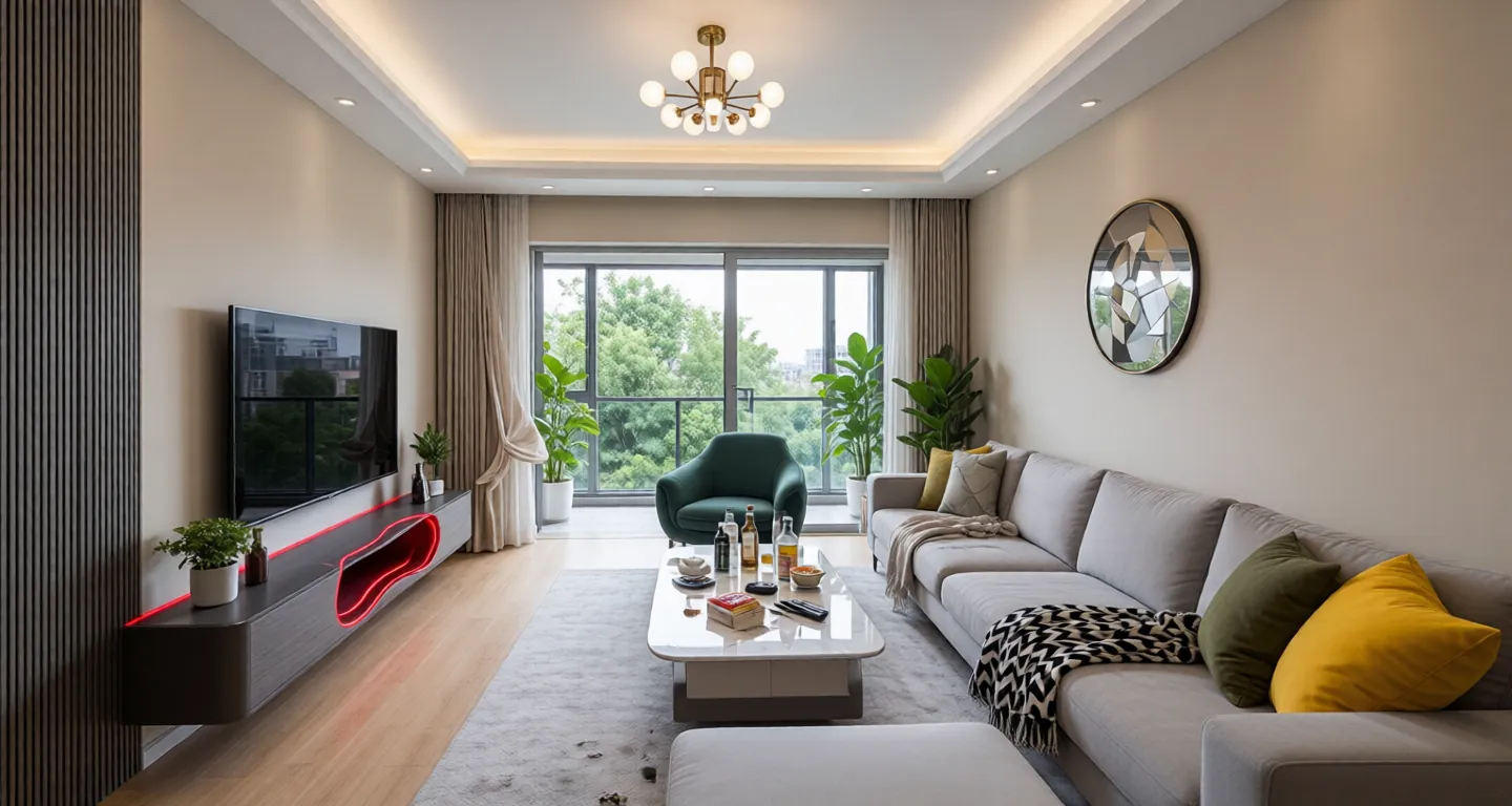 Room type: livingroom Apartment for rent in Nantong - Harmony, Elegance, and Ode - Photo 1