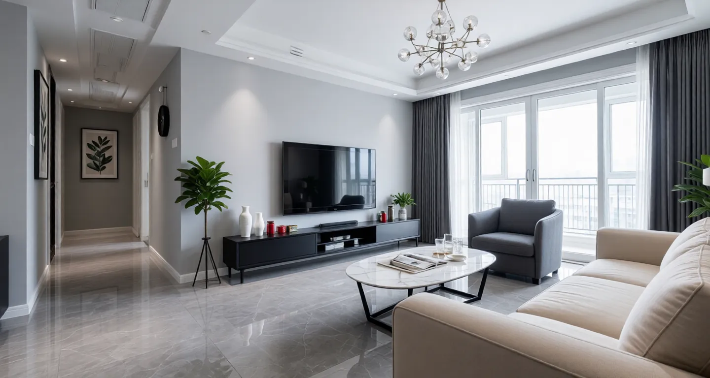 Room type: livingroom Apartment for rent in Nantong - China Resources Yuejin Bay - Photo 1