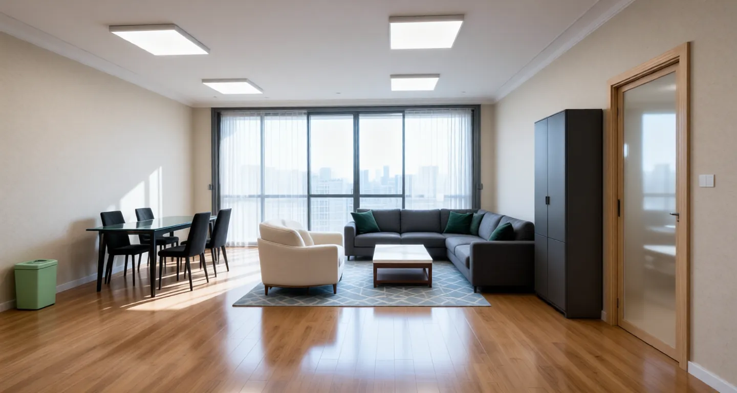 Room type: livingroom Apartment for rent in Nantong - Green City Qin Garden - Photo 1