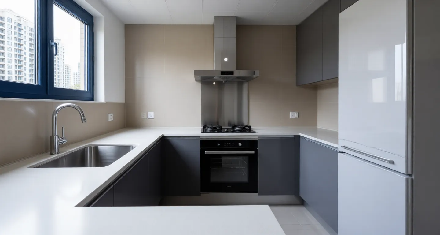 Room type: kitchen Apartment for rent in Nantong - Green City Qin Garden - Photo 1