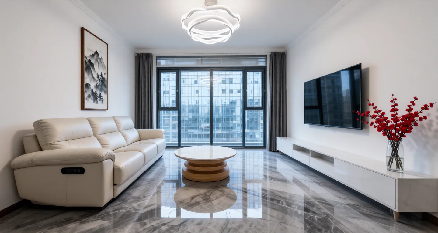 Room type: livingroom Apartment for rent in Nantong - Country Garden Cloud Peak Center - Photo 1