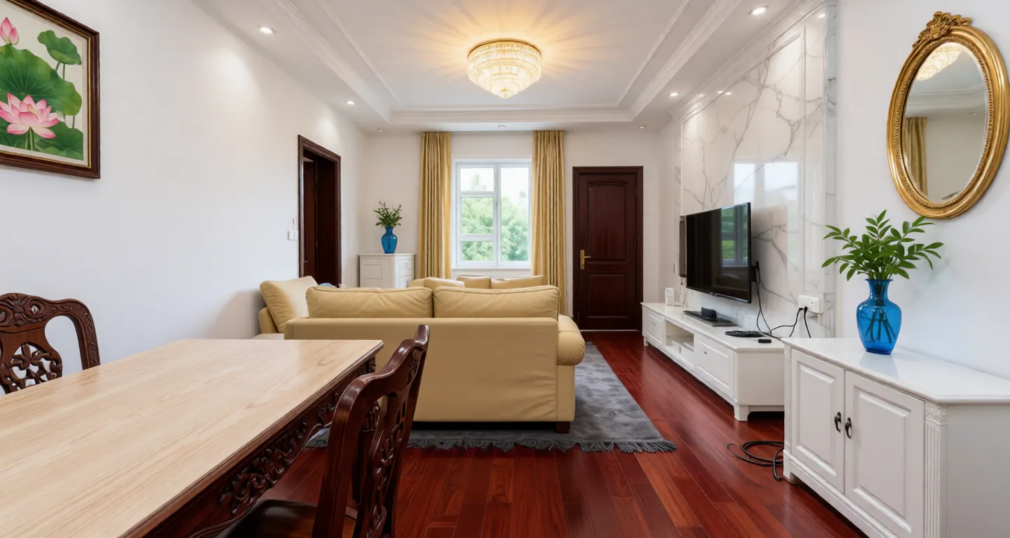 Ningbo expat housing - Furnished apartment: Huatai Cambridge · Riverside Lane