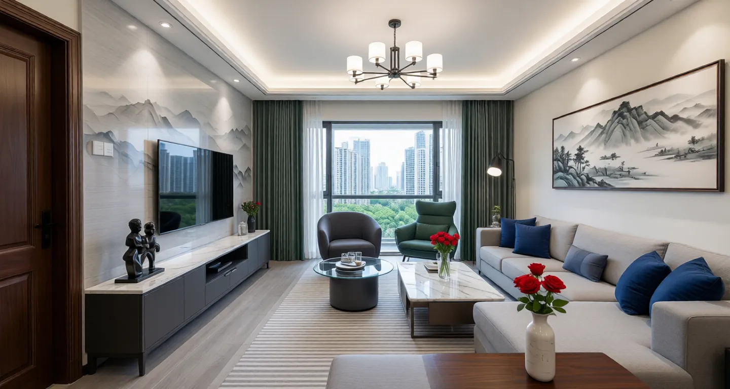 Rent Apartment in Qingdao: Shanshui Mingyuan Phase II
