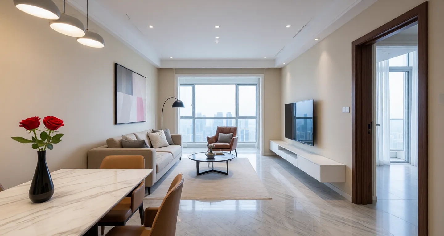 Rent Apartment in Qingdao: Vanke Emerald Yangtze River