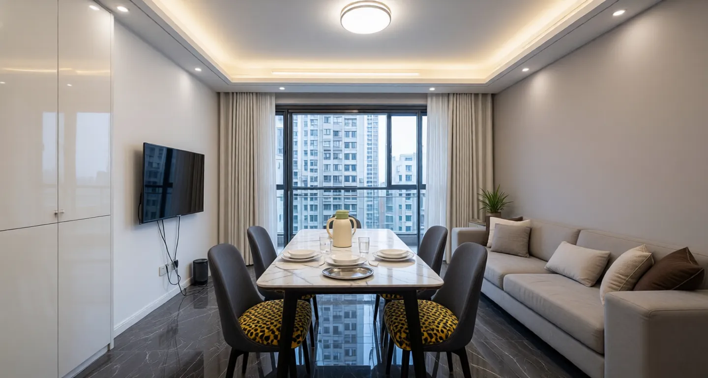 Room type: livingroom Apartment for rent in Sanya - Poly Greentown Yuefu - Photo 1