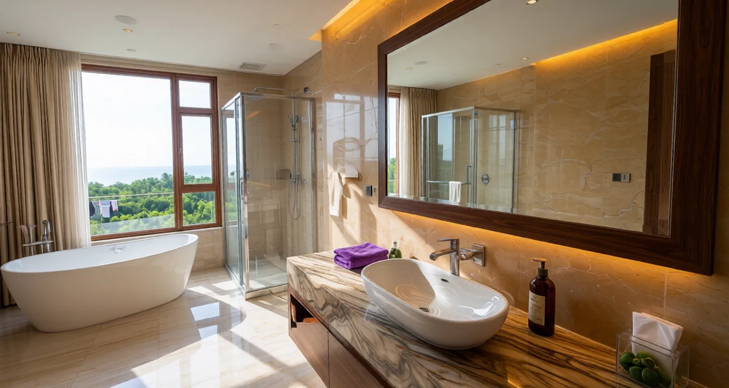 Sanya expat housing - Furnished apartment: Half-Mountain Half-Island · Central Oceanview Boulevard