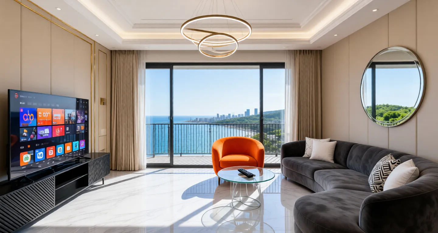 Sanya expat housing - Furnished apartment: Honey Lake · Heavenly Script