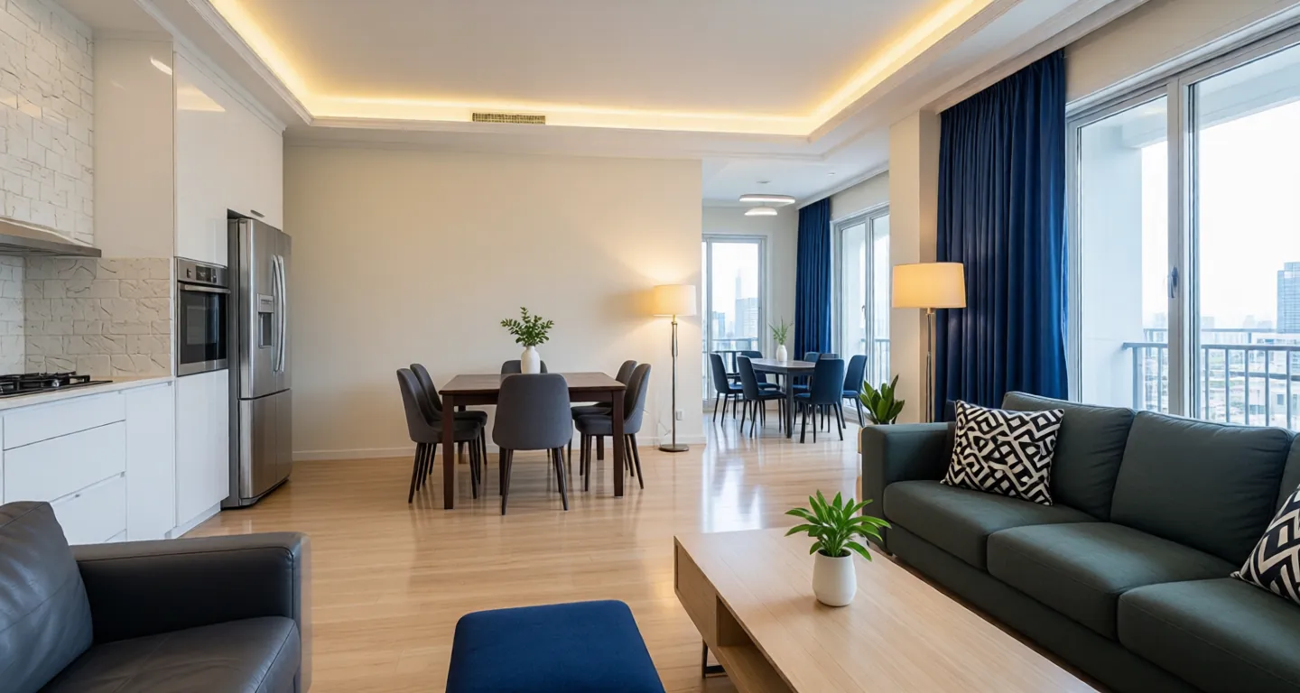Sanya expat housing - Furnished apartment: Banshan Bandao · Central Seaview Avenue