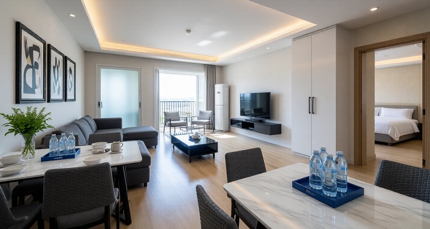 Sanya expat housing - Furnished apartment: National Coast · Poly Fortune Center
