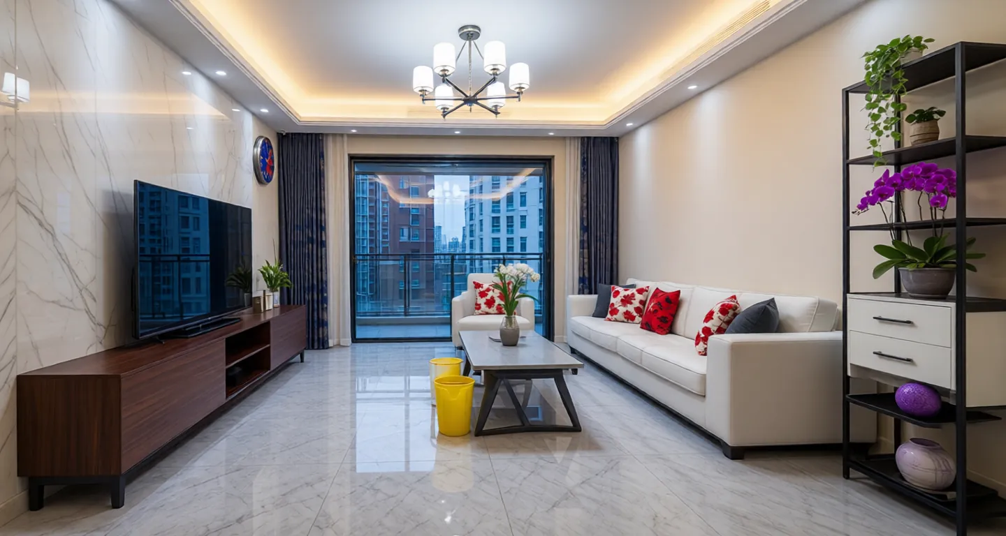 Sanya expat housing - Furnished apartment: Gemdale·Shuimu Haitang