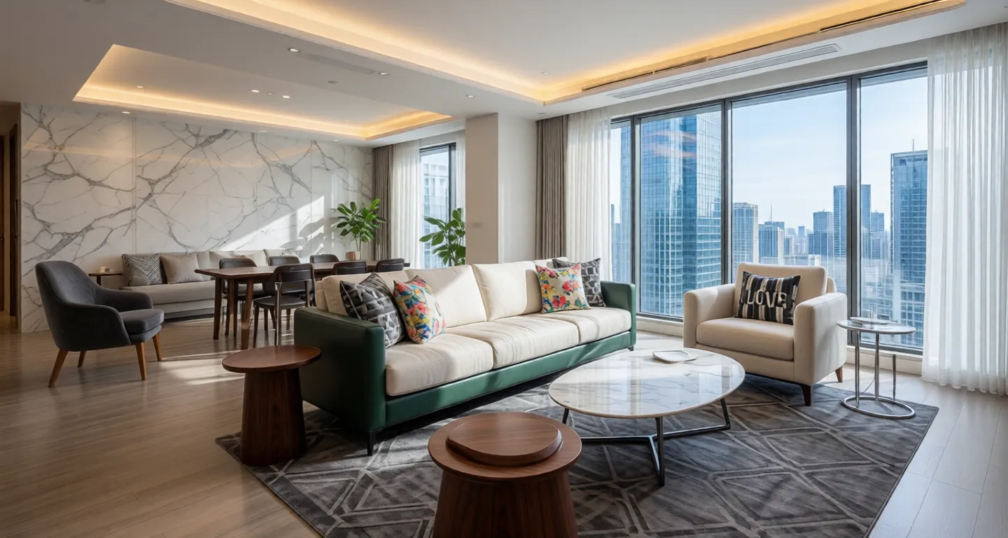 Sanya expat housing - Furnished apartment: CTS Futing Mansion