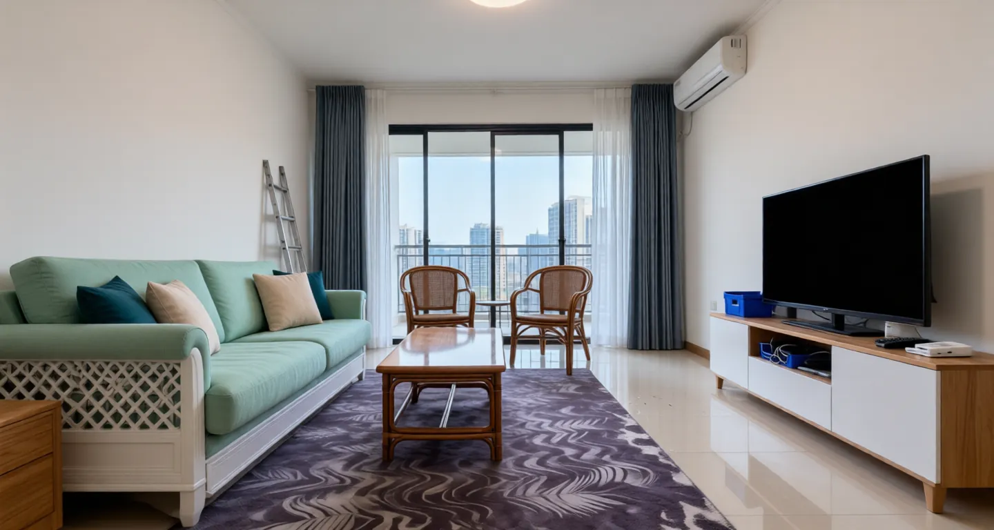 Sanya expat housing - Furnished apartment: Luneng Sanya Bay High 3 West Zone