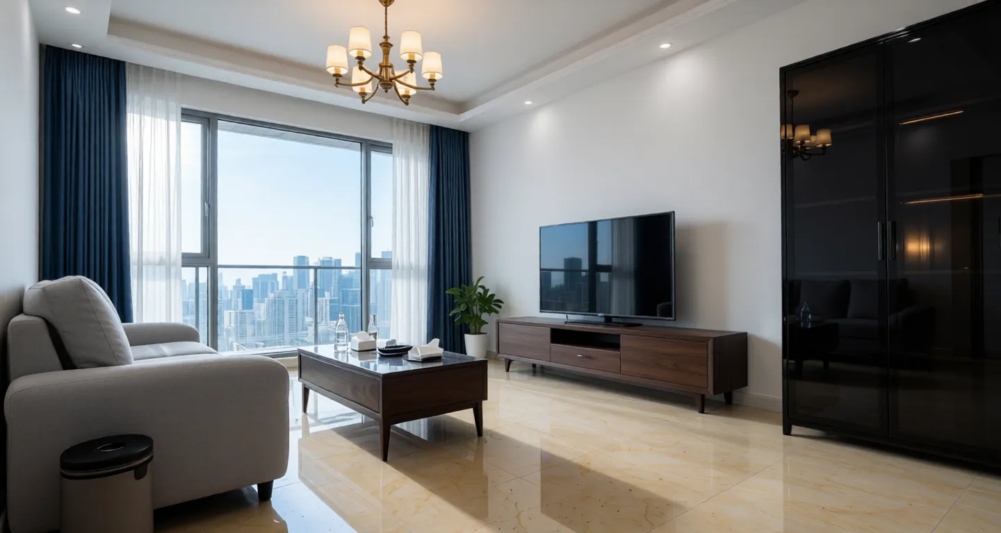 Sanya expat housing - Furnished apartment: Greenland · Yue Lan Bay