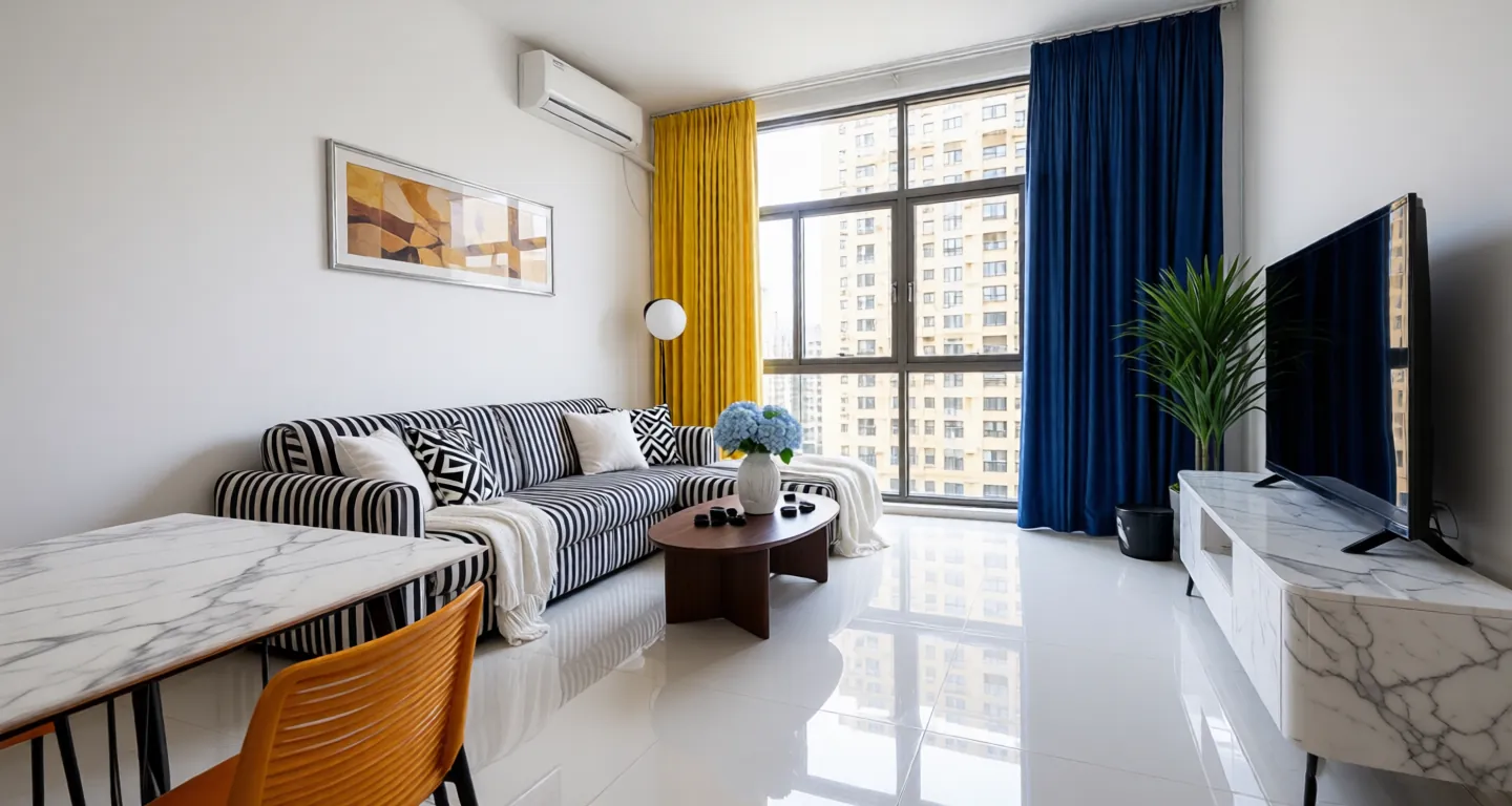 Sanya expat housing - Furnished apartment: Peninsula Blue Bay