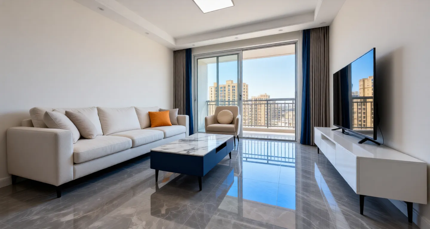 Room type: livingroom Apartment for rent in Sanya - Poly Greentown Yuefu - Photo 1