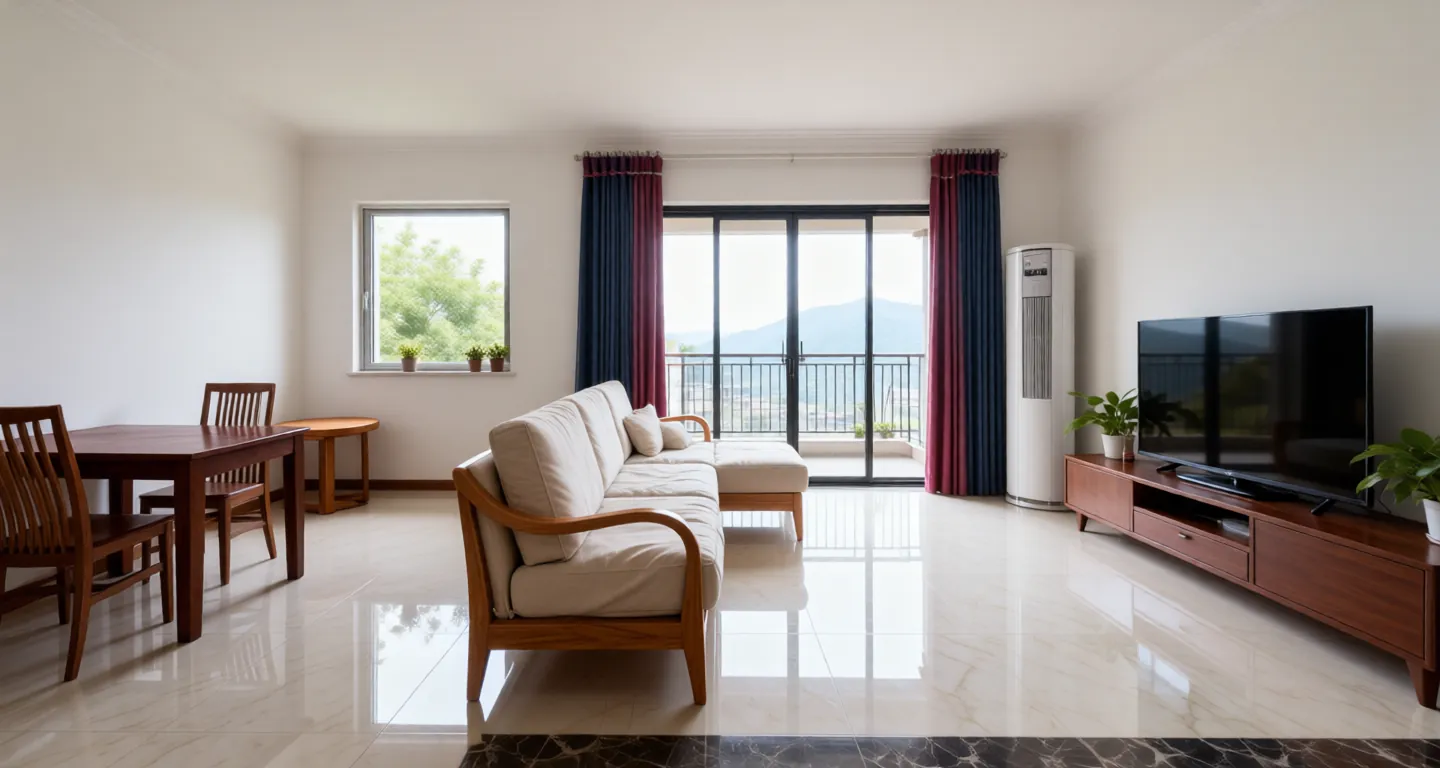 Sanya expat housing - Furnished apartment: Pure Serene Music: Western County