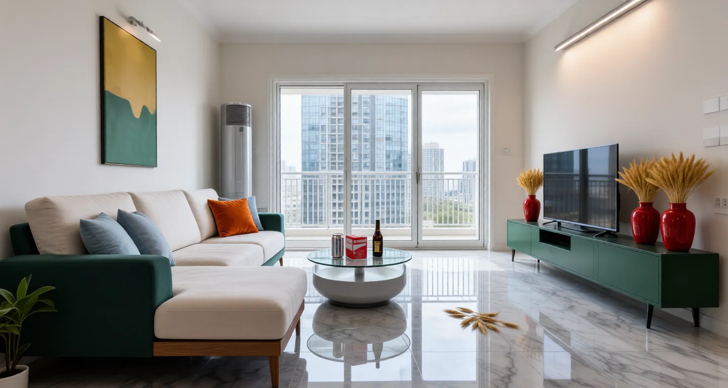 Sanya expat housing - Furnished apartment: Poly Greentown Yuefu