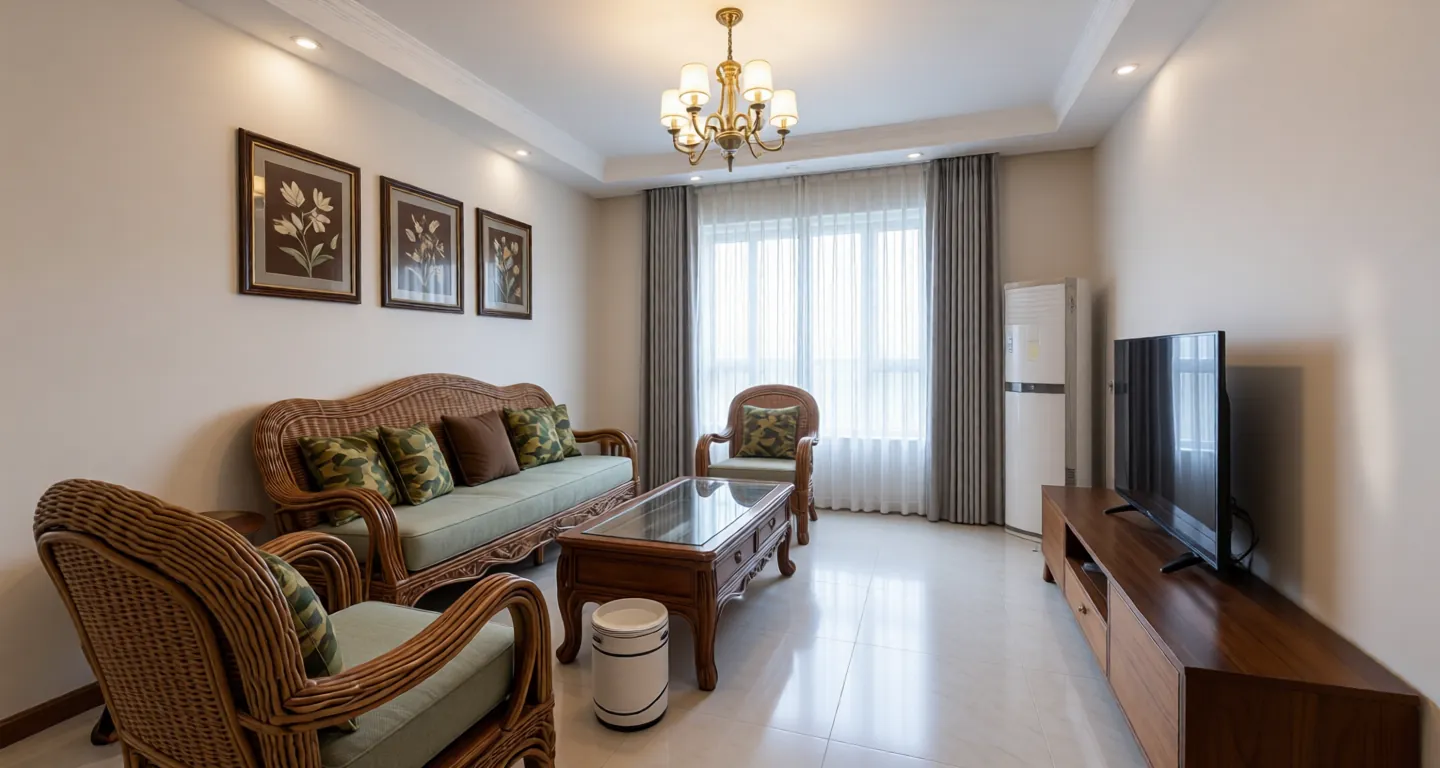 Sanya expat housing - Furnished apartment: Luneng Meili Phase II
