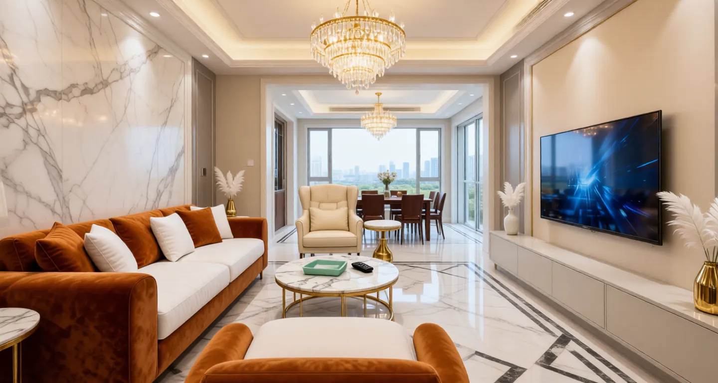 Sanya expat housing - Furnished apartment: Rizhao Sanya Bay Golf Zone 1
