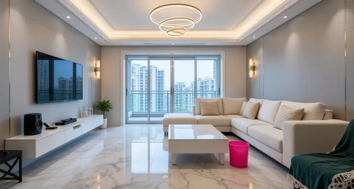 Room type: livingroom Apartment for rent in Sanya - Sanya Starfield (Phase I) - Photo 1