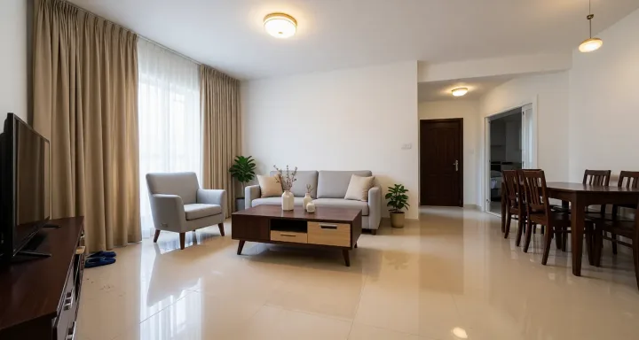 Sanya expat housing - Furnished apartment: Rongcheng Sanya Bay Meili Phase V