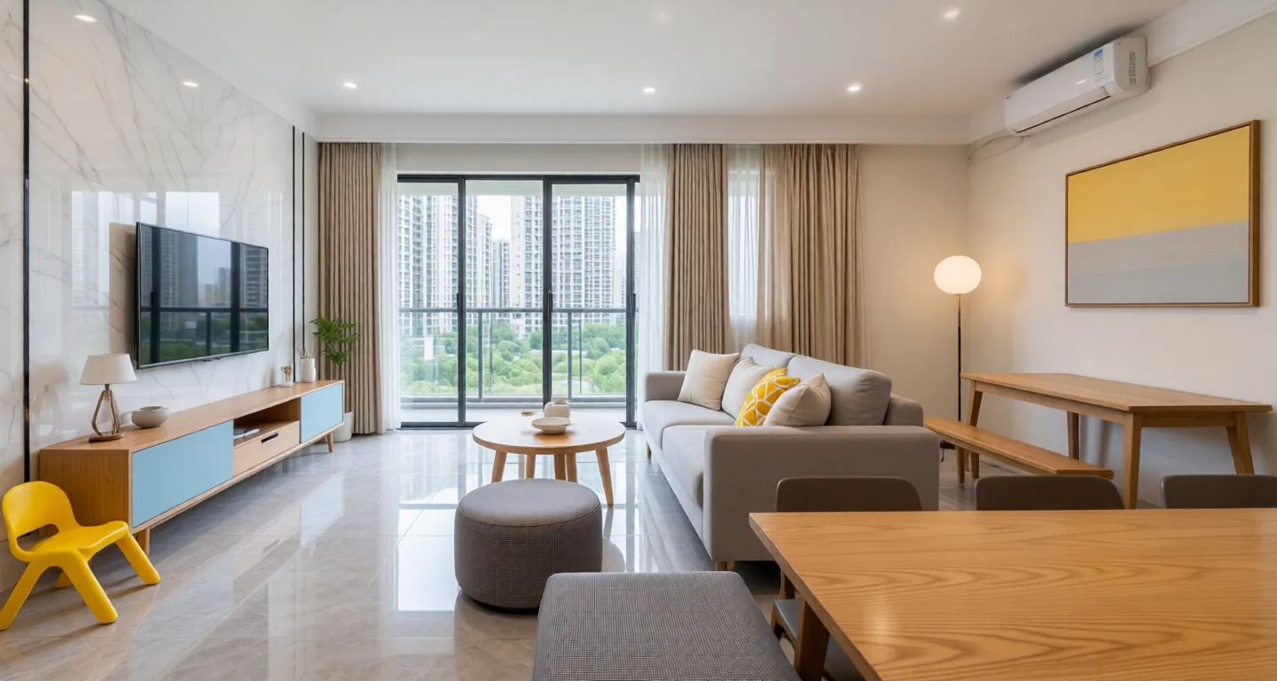 Sanya expat housing - Furnished apartment: Poly Greentown Yuefu