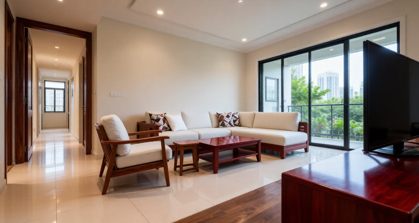 Sanya expat housing - Furnished apartment: Palm Beach