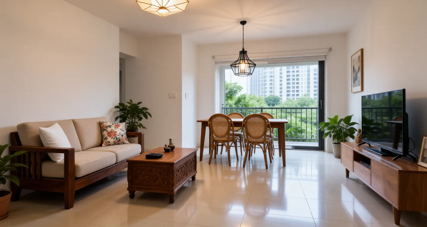 Room type: livingroom Apartment for rent in Sanya - China Railway Zi Yue Tai - Photo 1
