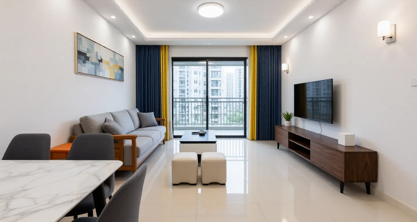 Sanya expat housing - Furnished apartment: Peninsula Blue Bay