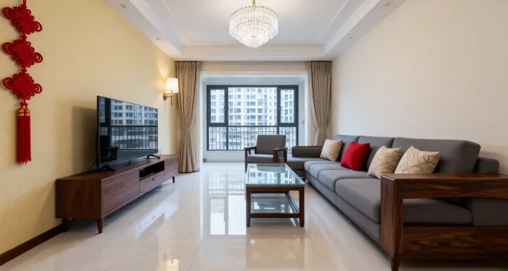 Room type: livingroom Apartment for rent in Sanya - Sanya Evergrande Royal Mansion - Photo 1