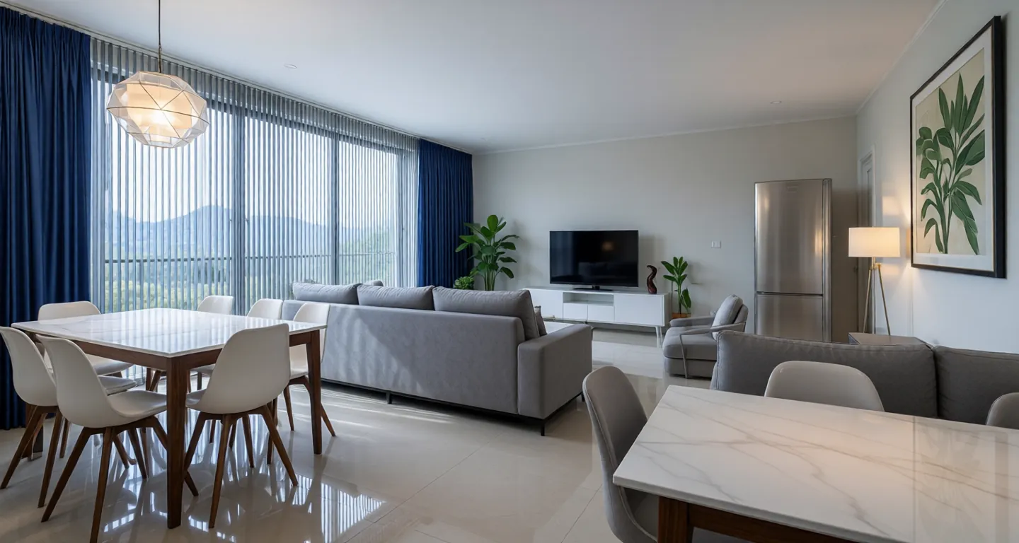 Sanya expat housing - Furnished apartment: Beautiful New Coast