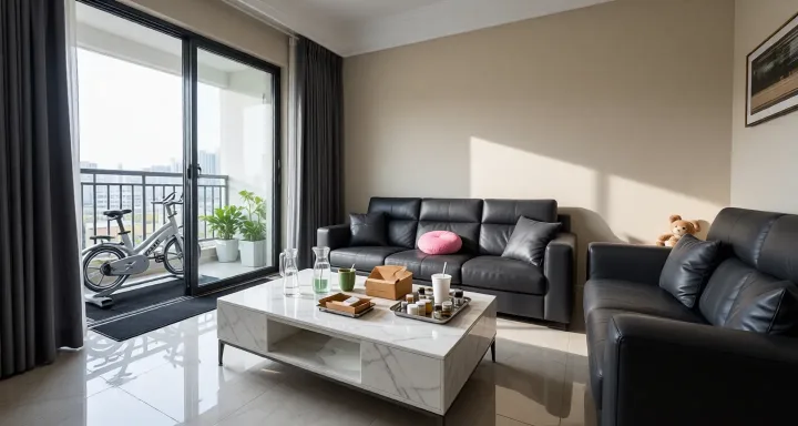 Room type: livingroom Apartment for rent in Sanya - Sanya Jingyuan City - Photo 1