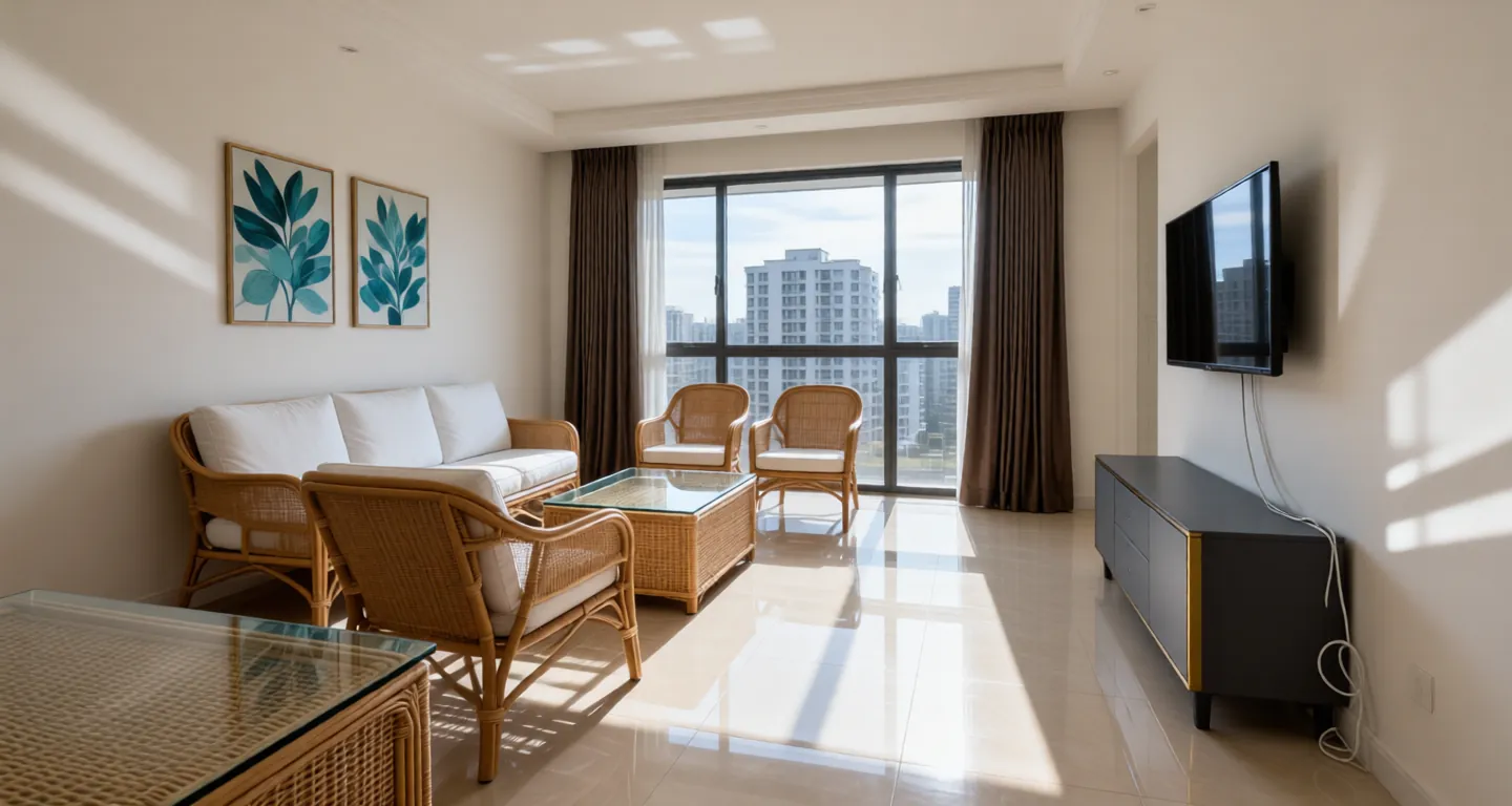 Sanya expat housing - Furnished apartment: Sunshine Palm Bay