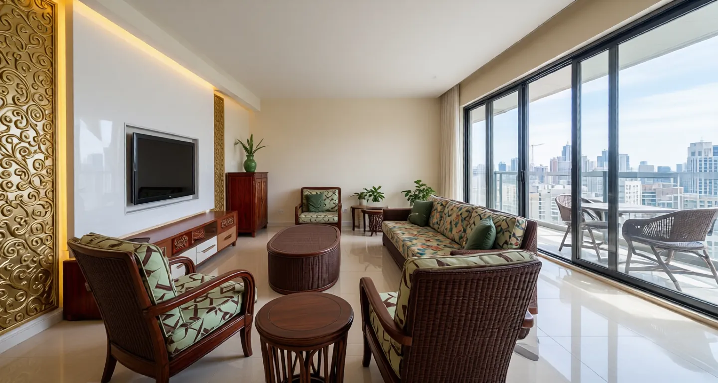 Sanya expat housing - Furnished apartment: Phoenix Water City Redwood Bay