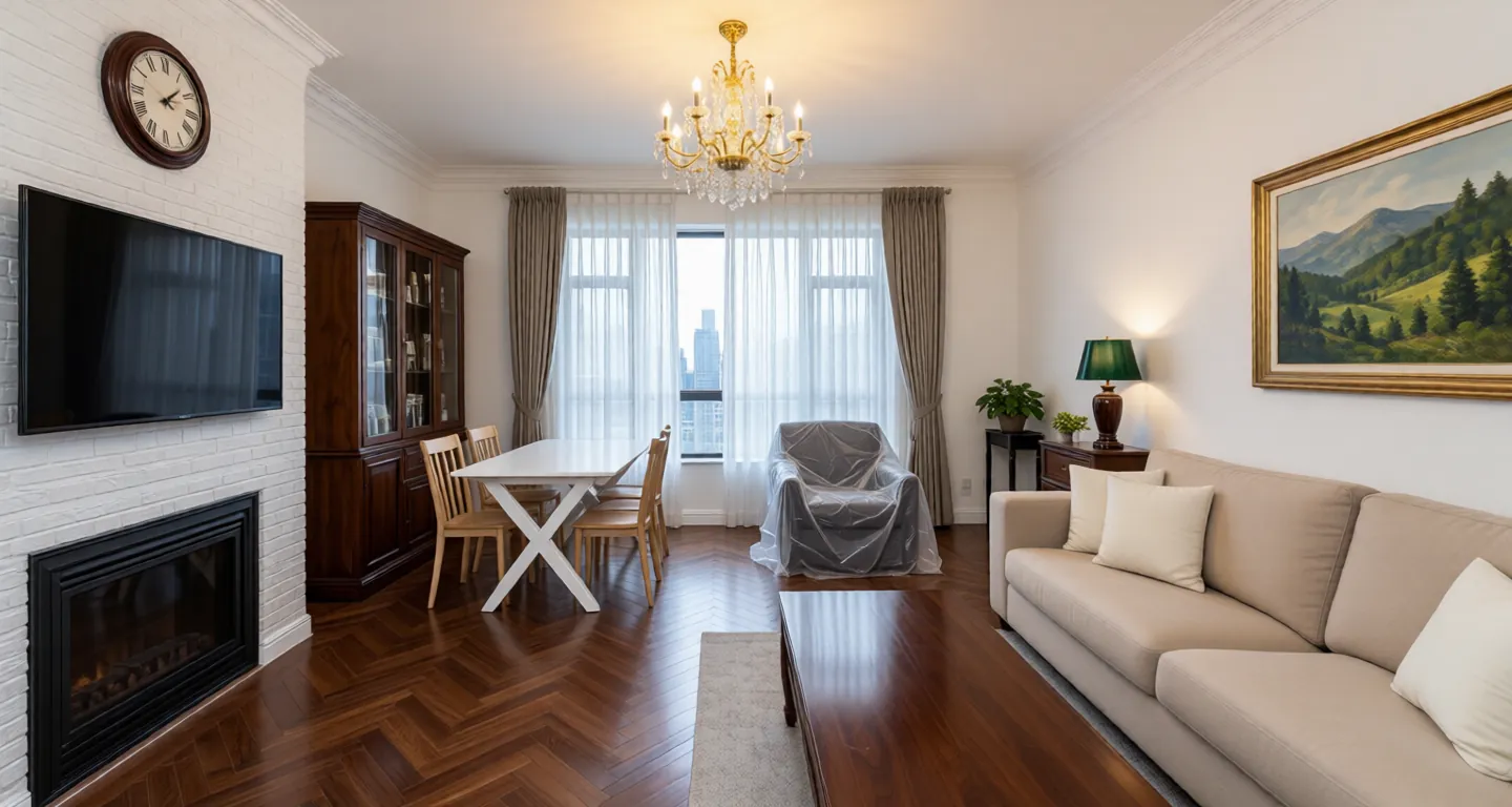 Room type: livingroom Apartment for rent in Shanghai - Haihua Garden - Photo 1