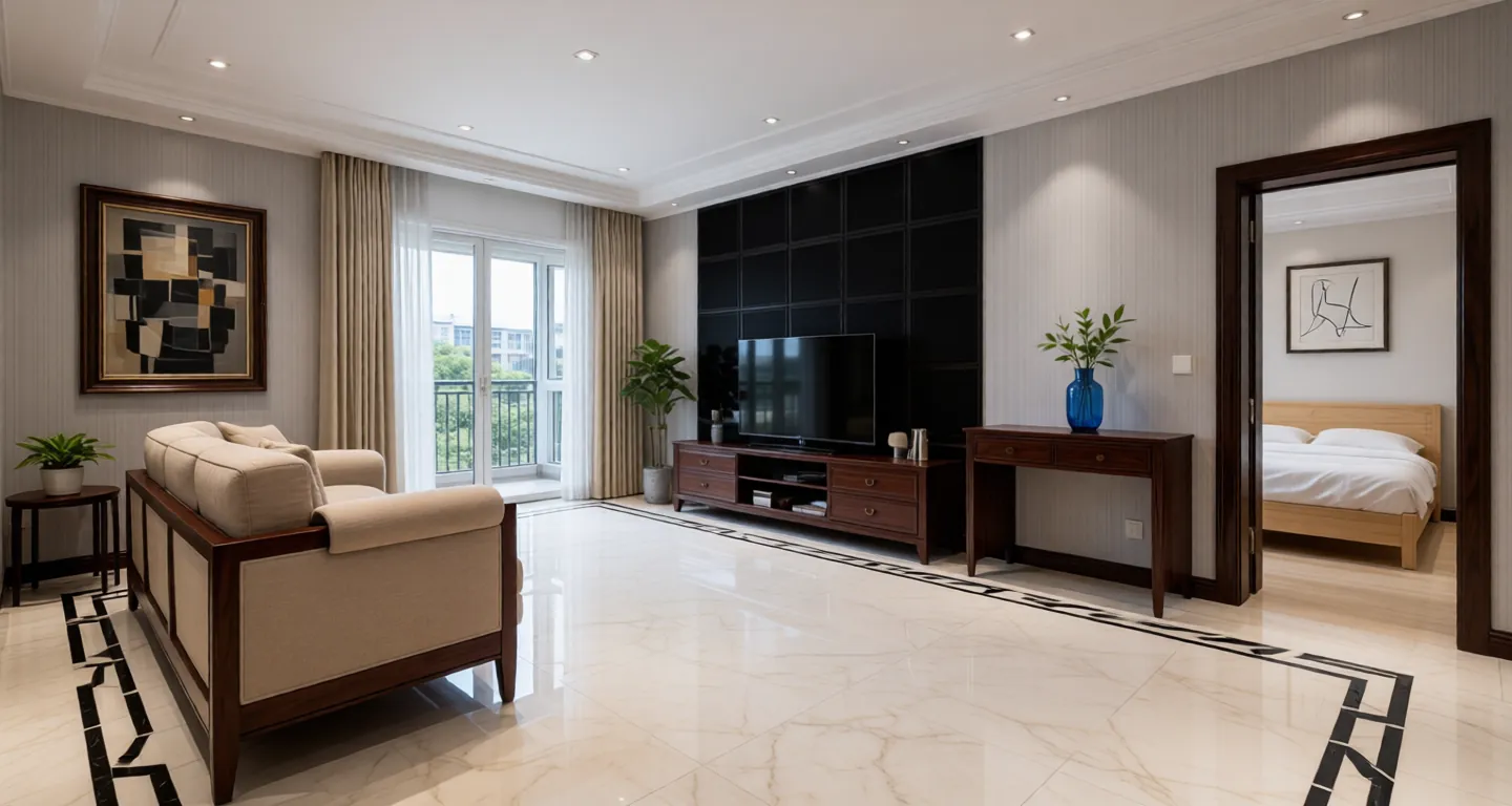 Room type: livingroom Apartment for rent in Shanghai - Poly Yezhilin (Phase I) - Photo 1