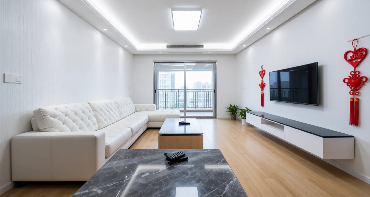 Room type: livingroom Apartment for rent in Shanghai - New City CIFI Palace - Photo 1