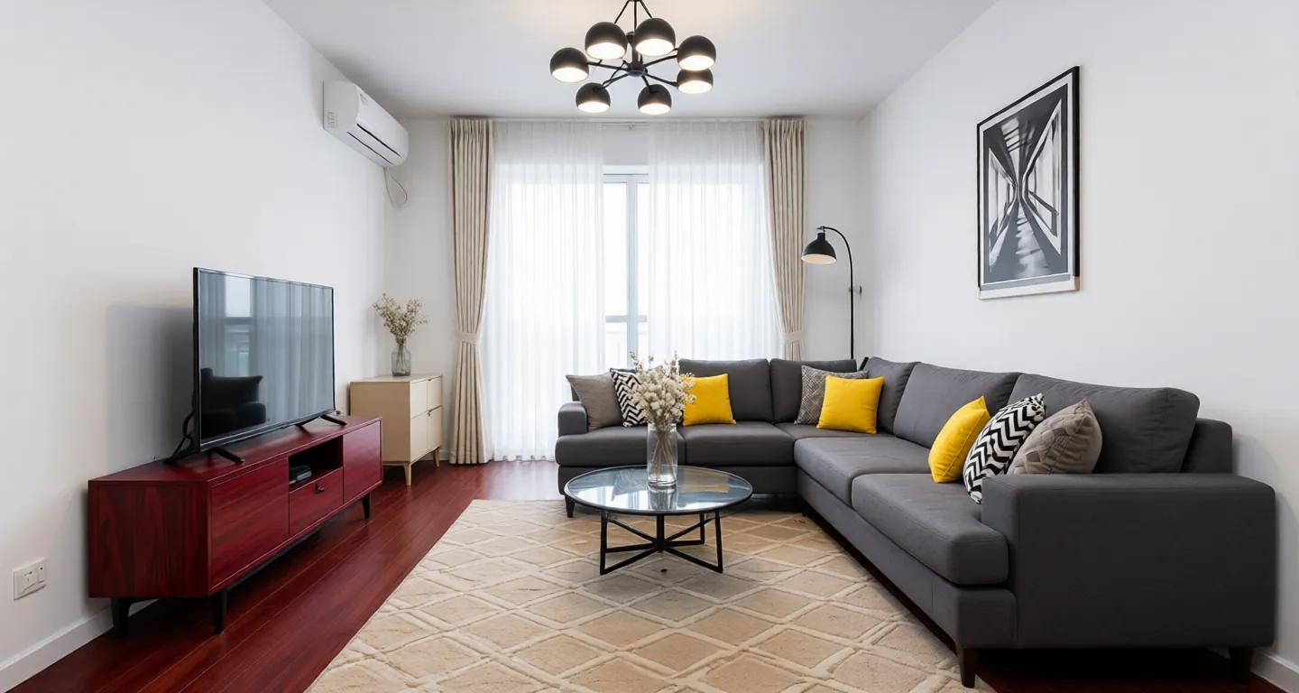 Room type: livingroom Apartment for rent in Shanghai - Greenland Weilian Apartment - Photo 1
